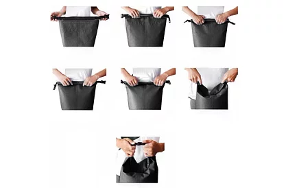 Wodoodporny worek 10 litrów – czarny Dry Bag