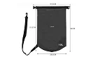 Wodoodporny worek 10 litrów – czarny Dry Bag