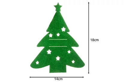 Kieszeń na sztućce na Boże Narodzenie 12 szt. – choinka