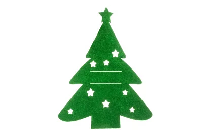 Kieszeń na sztućce na Boże Narodzenie 12 szt. – choinka