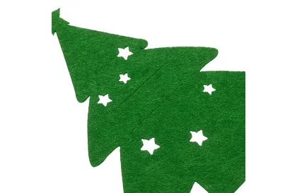 Kieszeń na sztućce na Boże Narodzenie 12 szt. – choinka