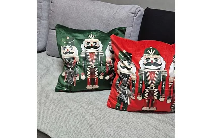 Dekoracyjna poszewka na poduszkę 40x40 cm – zielony Łuskacz