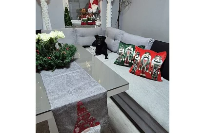 Dekoracyjna poszewka na poduszkę 40x40 cm – zielony Łuskacz