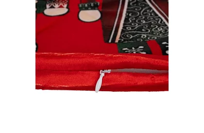 Dekoracyjna poszewka na poduszkę 40x40 cm – czerwony Dziadek do orzechów