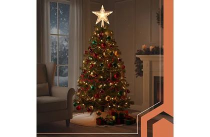 LED gwiazda na choinkę – ciepła biała