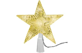 LED gwiazda na choinkę – ciepła biała