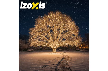 Świąteczny łańcuch LED 500 LED zewnętrzny - 35m ciepła biała