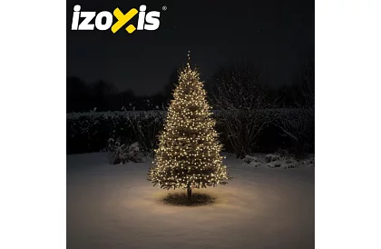 Świąteczny łańcuch LED Balls 300 LED zewnętrzny - 30m ciepła biała