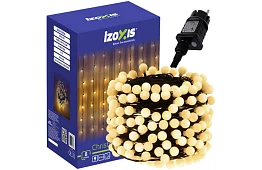 Świąteczny łańcuch LED Balls 300 LED zewnętrzny - 30m ciepła biała