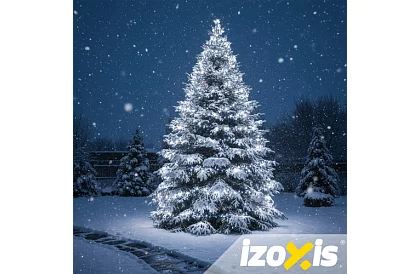 Świąteczny łańcuch LED 500 LED zewnętrzny - 35m biały