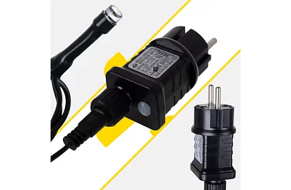 Świąteczny łańcuch LED 500 LED zewnętrzny - 35m biały