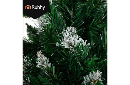 Łańcuch bożonarodzeniowy - girlanda zielono-biała 270 cm