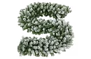 Łańcuch bożonarodzeniowy - girlanda zielono-biała 270 cm