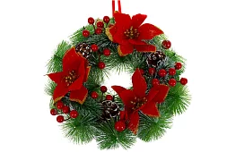 Wieniec świąteczny na drzwi, stół - 30 cm