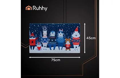 Wigilijna wycieraczka 75x45 cm