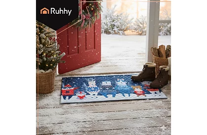 Wigilijna wycieraczka 75x45 cm