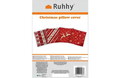 Dekoracyjna poszewka na poduszkę 40x40 cm – 4 sztuki w zestawie