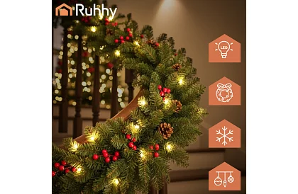 Girlanda LED na baterie – 270 cm