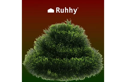 Długi łańcuch świąteczny – zielona girlanda 6 metrów