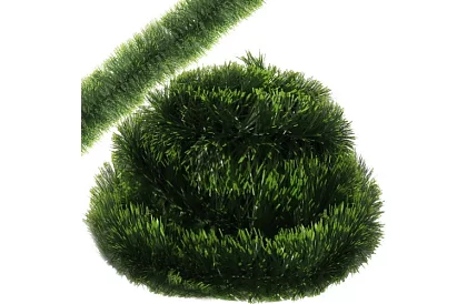 Długi łańcuch świąteczny – zielona girlanda 6 metrów