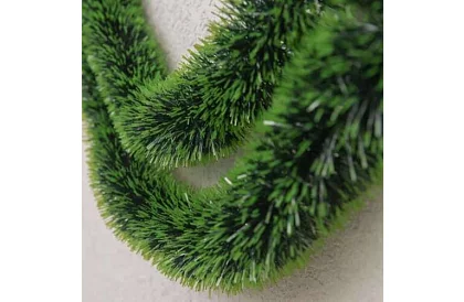Długi łańcuch świąteczny – zielona girlanda 6 metrów