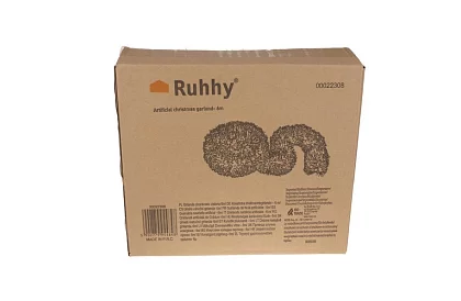 Długi łańcuch świąteczny – zielona girlanda 6 metrów