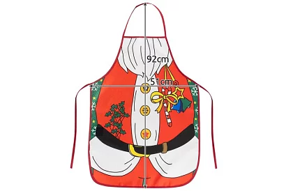 Fartuch szefa kuchni - motyw świąteczny
