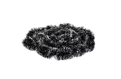 Długi łańcuch świąteczny – biało-zielona girlanda 6 metrów