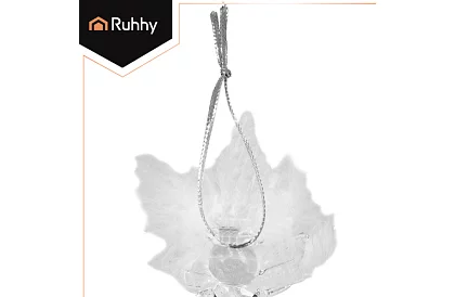 Szklane aniołki z piórami – 6 sztuk