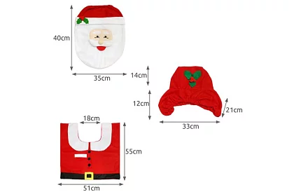 Zestaw łazienkowy na Boże Narodzenie – 3 sztuki
