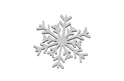 Drewniane białe ozdoby świąteczne 20 sztuk