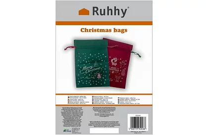 Torby prezentowe na prezenty świąteczne – 4 sztuki