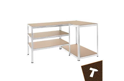 Regał metalowy magazynowy 180x100x60 cm – 5 półek