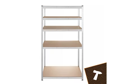 Regał metalowy magazynowy 180x100x60 cm – 5 półek