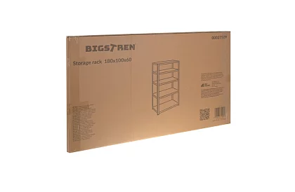 Regał metalowy magazynowy 180x100x60 cm – 5 półek