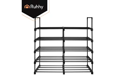 Regał przedsionkowy 174x45x30 cm – szafka na buty 10 półek