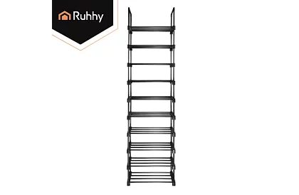 Regał przedsionkowy 174x45x30 cm – szafka na buty 10 półek