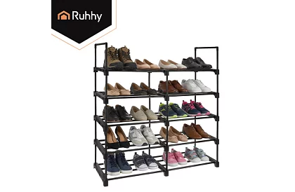 Regał przedsionkowy 174x45x30 cm – szafka na buty 10 półek