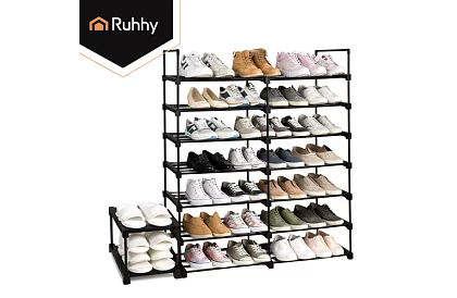 Regał przedsionkowy 174x45x30 cm – szafka na buty 10 półek