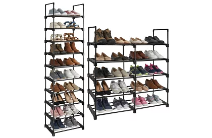 Regał przedsionkowy 174x45x30 cm – szafka na buty 10 półek