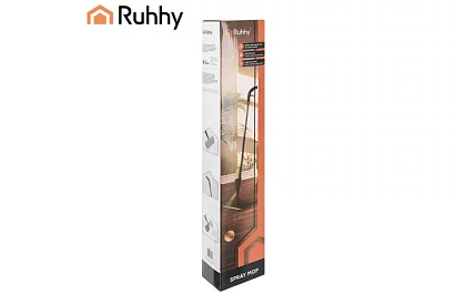 Płaski mop z rozpylaczem Ruhhy 300 ml + 3 ściereczki