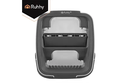 Praktyczny płaski mop + wiadro 8,5 litra – dwukomorowe z akcesoriami