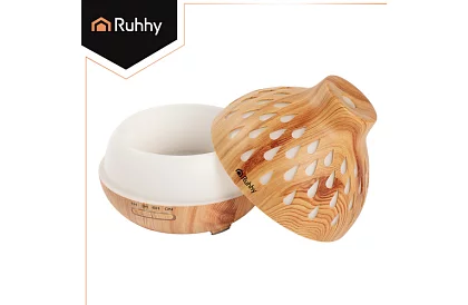 Aromatyczny dyfuzor Puri – nawilżacz powietrza 400 ml z podświetleniem LED