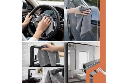 Magiczne ściereczki do szkła 40 x 50 cm – 3 sztuki