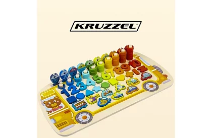 Drewniane zagadki dla dzieci – sorter kształtów