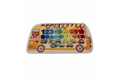 Drewniane zagadki dla dzieci – sorter kształtów