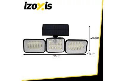 Lampa solarna 180 LED z czujnikiem zmierzchu i ruchu