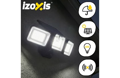 Lampa solarna 180 LED z czujnikiem zmierzchu i ruchu
