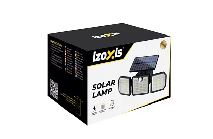 Lampa solarna 167 LED, 500 lm z pilotem