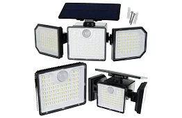 Lampa solarna 167 LED, 500 lm z pilotem